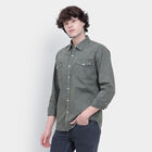 Men's Cotton Casual Shirt, Olive, small image number null